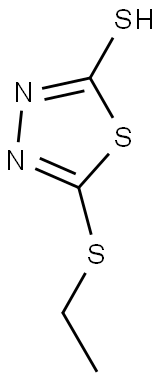 5-(ethylsulfanyl)-1,3,4-thiadiazol-2-yl hydrosulfide Structure