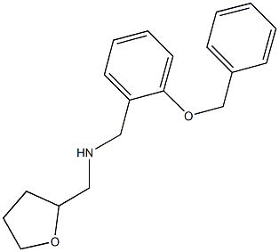 N-[2-(benzyloxy)benzyl]-N-(tetrahydro-2-furanylmethyl)amine Struktur