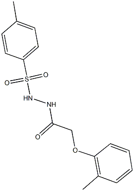  4-methyl-N'-[(2-methylphenoxy)acetyl]benzenesulfonohydrazide