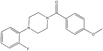 1-(2-fluorophenyl)-4-(4-methoxybenzoyl)piperazine