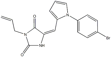  3-allyl-5-{[1-(4-bromophenyl)-1H-pyrrol-2-yl]methylene}-2,4-imidazolidinedione