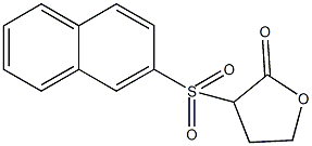 3-(2-naphthylsulfonyl)dihydro-2(3H)-furanone,,结构式