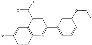  6-bromo-2-(3-ethoxyphenyl)-4-quinolinecarboxylic acid