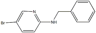 N-benzyl-N-(5-bromo-2-pyridinyl)amine Struktur
