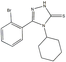 5-(2-bromophenyl)-4-cyclohexyl-2,4-dihydro-3H-1,2,4-triazole-3-thione