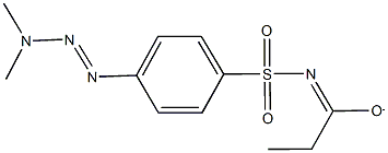 1-({[4-(3,3-dimethyl-1-triazenyl)phenyl]sulfonyl}imino)-1-propanolate