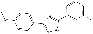 4-[5-(3-iodophenyl)-1,2,4-oxadiazol-3-yl]phenyl methyl ether