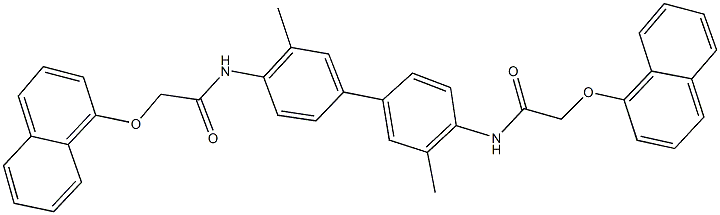 N-(3,3'-dimethyl-4'-{[(1-naphthyloxy)acetyl]amino}[1,1'-biphenyl]-4-yl)-2-(1-naphthyloxy)acetamide