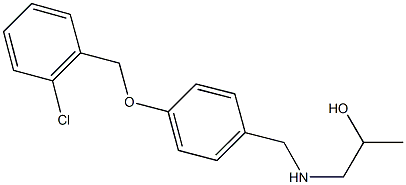  1-({4-[(2-chlorobenzyl)oxy]benzyl}amino)-2-propanol