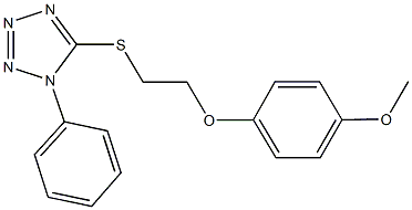 5-[(2-{[4-(methyloxy)phenyl]oxy}ethyl)sulfanyl]-1-phenyl-1H-tetraazole