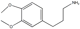 3-(3,4-dimethoxyphenyl)-1-propanamine,,结构式