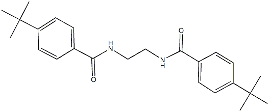 4-tert-butyl-N-{2-[(4-tert-butylbenzoyl)amino]ethyl}benzamide,,结构式