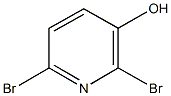 2,6-dibromo-3-pyridinol Struktur