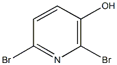 2,6-dibromo-3-pyridinol 结构式