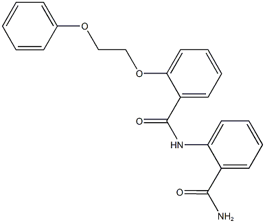 2-{[2-(2-phenoxyethoxy)benzoyl]amino}benzamide