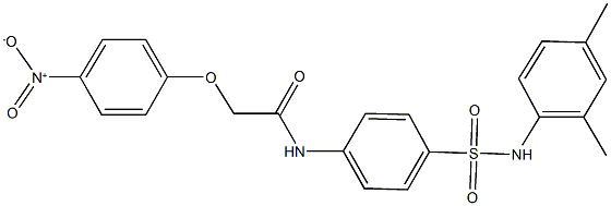 N-{4-[(2,4-dimethylanilino)sulfonyl]phenyl}-2-{4-nitrophenoxy}acetamide