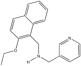 N-[(2-ethoxy-1-naphthyl)methyl]-N-(3-pyridinylmethyl)amine Structure