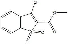 methyl 3-chloro-1-benzothiophene-2-carboxylate 1,1-dioxide