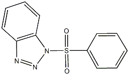 1-(phenylsulfonyl)-1H-1,2,3-benzotriazole,,结构式