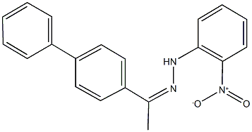 1-[1,1'-biphenyl]-4-ylethanone {2-nitrophenyl}hydrazone