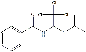 N-[2,2,2-trichloro-1-(isopropylamino)ethyl]benzamide Structure