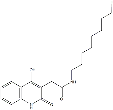 2-(4-hydroxy-2-oxo-1,2-dihydro-3-quinolinyl)-N-nonylacetamide
