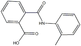 2-(2-toluidinocarbonyl)benzoic acid,,结构式