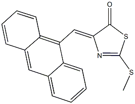 4-(9-anthrylmethylene)-2-(methylsulfanyl)-1,3-thiazol-5(4H)-one