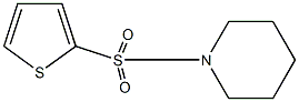 1-(2-thienylsulfonyl)piperidine Structure