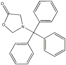 3-trityl-1,3-oxazolidin-5-one Structure