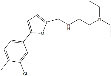 N-{[5-(3-chloro-4-methylphenyl)-2-furyl]methyl}-N-[2-(diethylamino)ethyl]amine