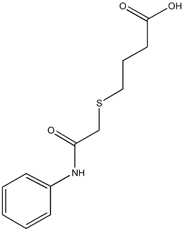 4-[(2-anilino-2-oxoethyl)sulfanyl]butanoic acid