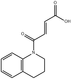 4-(3,4-dihydro-1(2H)-quinolinyl)-4-oxo-2-butenoic acid Structure