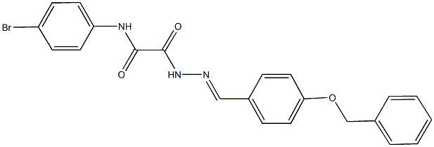 2-{2-[4-(benzyloxy)benzylidene]hydrazino}-N-(4-bromophenyl)-2-oxoacetamide