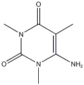 6-amino-1,3,5-trimethylpyrimidine-2,4(1H,3H)-dione Structure