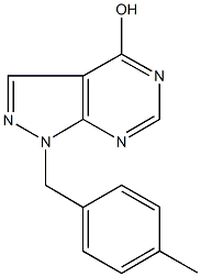1-(4-methylbenzyl)-1H-pyrazolo[3,4-d]pyrimidin-4-ol Structure