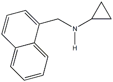 N-cyclopropyl-N-(1-naphthylmethyl)amine Struktur