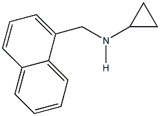 N-cyclopropyl-N-(1-naphthylmethyl)amine,,结构式