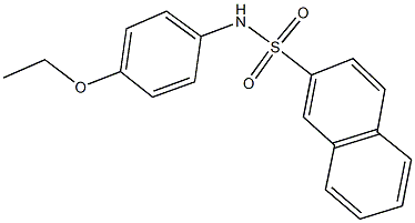 N-(4-ethoxyphenyl)-2-naphthalenesulfonamide Structure