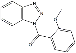 1-(2-methoxybenzoyl)-1H-1,2,3-benzotriazole Structure