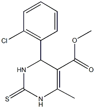 methyl 4-(2-chlorophenyl)-6-methyl-2-thioxo-1,2,3,4-tetrahydro-5-pyrimidinecarboxylate