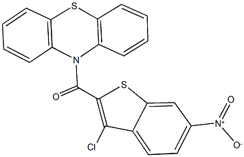 10-({3-chloro-6-nitro-1-benzothien-2-yl}carbonyl)-10H-phenothiazine