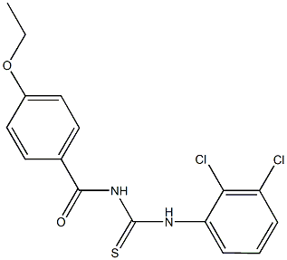  N-(2,3-dichlorophenyl)-N'-{[4-(ethyloxy)phenyl]carbonyl}thiourea