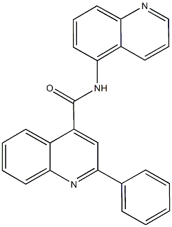  2-phenyl-N-(5-quinolinyl)-4-quinolinecarboxamide