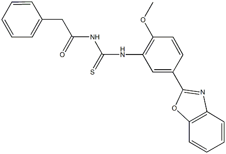 N-[5-(1,3-benzoxazol-2-yl)-2-methoxyphenyl]-N'-(phenylacetyl)thiourea