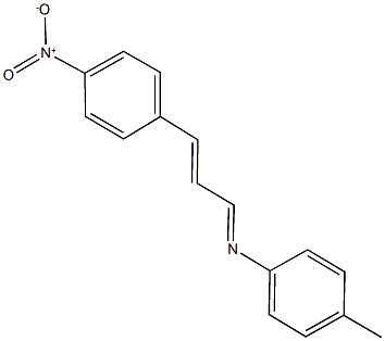 4-methyl-N-[3-(4-nitrophenyl)-2-propenylidene]aniline 结构式