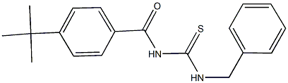 N-benzyl-N'-(4-tert-butylbenzoyl)thiourea Structure