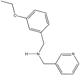 N-(3-ethoxybenzyl)-N-(3-pyridinylmethyl)amine 结构式