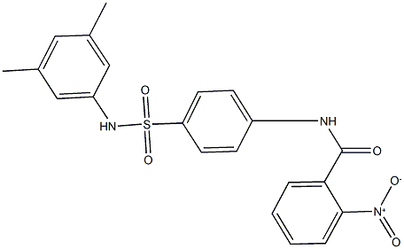 N-{4-[(3,5-dimethylanilino)sulfonyl]phenyl}-2-nitrobenzamide