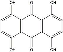 1,4,5,8-tetrahydroxyanthra-9,10-quinone,,结构式